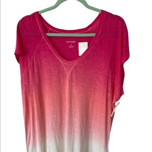 Bohemian Beat Department 222 Shades of  Pink Size XL Tunic NWT